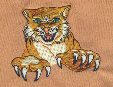 embroidery design tiger